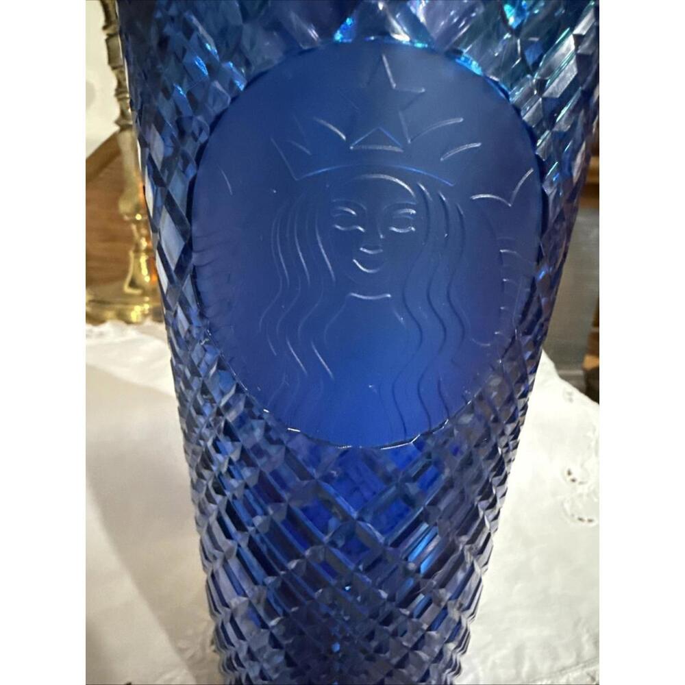 Lot 3 Starbucks Tumblers 24 oz Jeweled Iridescent Blue Orange Green No Straws - Picture 8 of 14